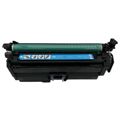 HP Original Toner 648A  (CE261A) Farbe: Cyan ca. 11.000 Seiten für HP Color LaserJet Enterprise CP 4025 / 4525 Serie wb