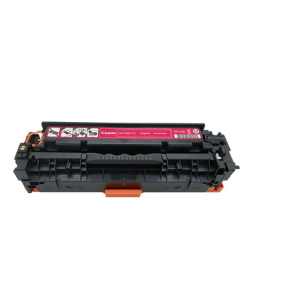 Canon Original 718M (2660B002) Toner Farbe: Magenta ca. 2.900 Seiten für i-SENSYS LBP 7200|7210|76xx Serie usw. wb