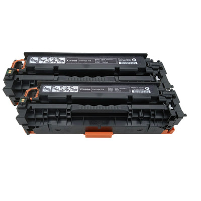 Original Canon Doppelpack 718BK | 2662B017 Farbe: Schwarz ca. 6.800 Seiten für i-SENSYS LBP 7200 | 7210 | 76xx Serie