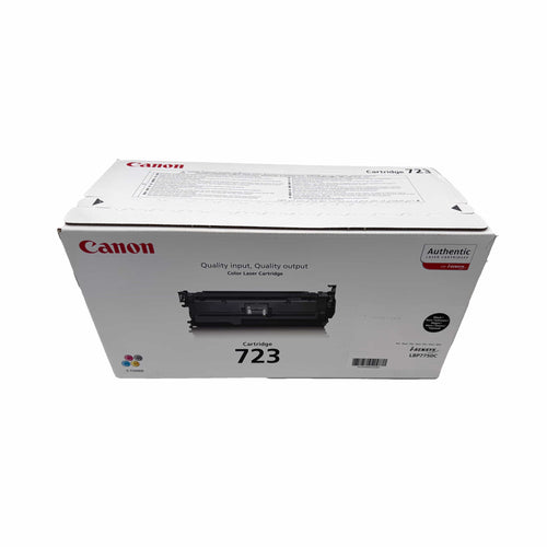 Original Canon 723BK Toner (2644B002) Farbe: Schwarz ca. 5.000 Seiten für Canon i-SENSYS LBP-7750CDN | Lasershot LBP-7750CDN | Satera LBP-7750CDN