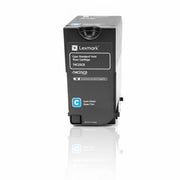 Original Lexmark Toner 74C2SC0 Farbe: Cyan ca. 7.000 Seiten für CS720de I CS725de I CX725de Serie