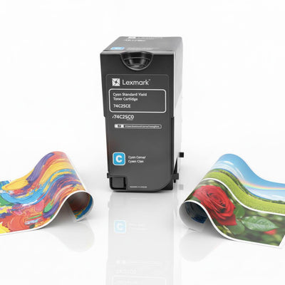 Original Lexmark Toner 74C2SC0 Farbe: Cyan ca. 7.000 Seiten für CS720de I CS725de I CX725de Serie