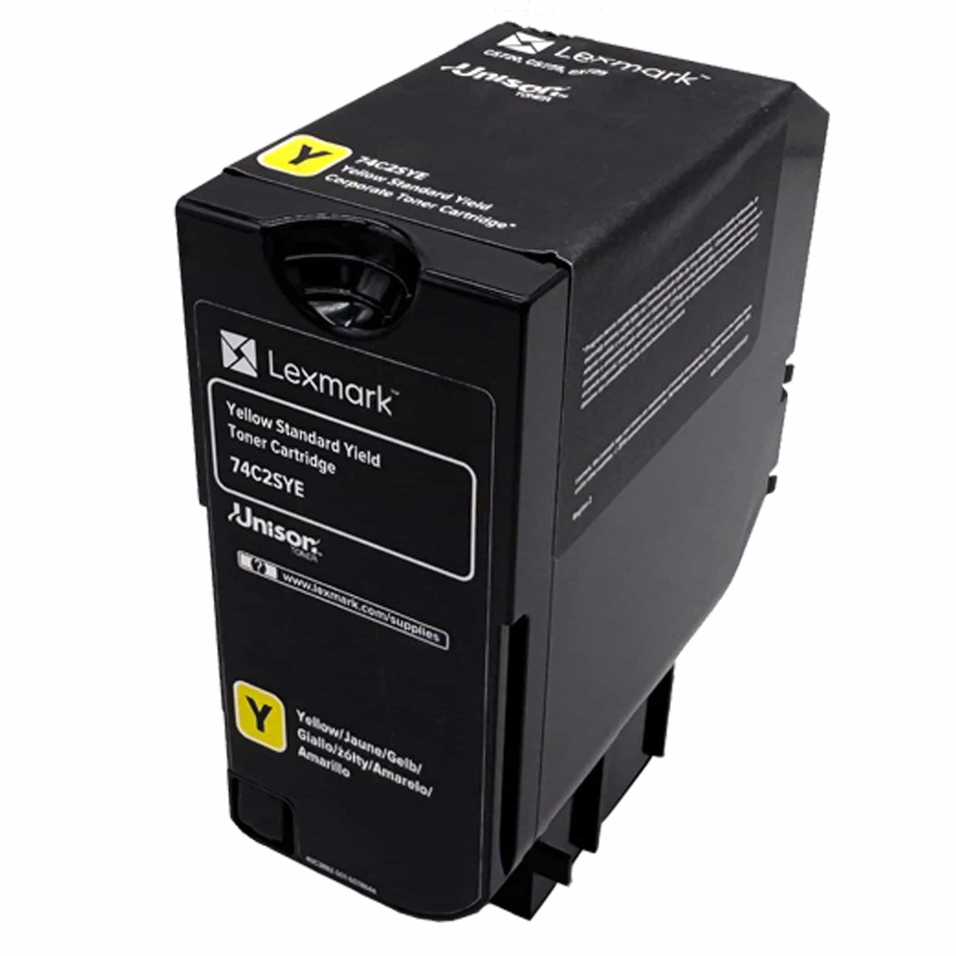 Lexmark Original Toner 74C2SYE Farbe: Yellow ca. 7.000 Seiten für CS720de I CS725de I CX725de