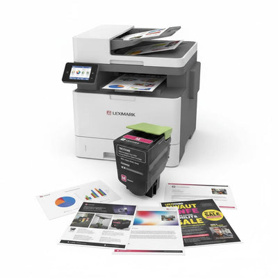Original Lexmark Toner 78C2XM0 High Yield Farbe: Magenta ca. 5.000 Seiten für CS 421 | 521 | 622 | CX 421 | 521 | 622 | 625 Serie