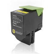 Original Lexmark Toner 78C2XY0 High Yield Farbe: Yellow ca. 5.000 Seiten für CS 421 | 521 | 622 | CX 421 | 521 | 622 | 625 Serie