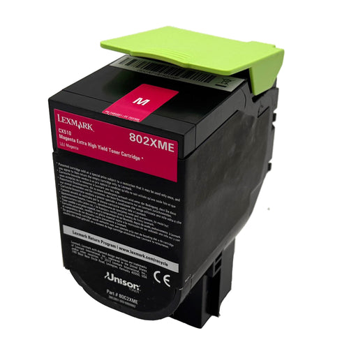 Original Lexmark Toner 80C2XME Farbe: Magenta ca. 4.000 Seiten für CX 510 Serie