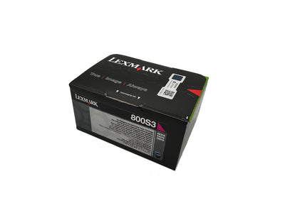 Lexmark Original Toner 80C0S30 | 800S3 Farbe: Magenta ca. 2.000 Seiten für CX 310 | 410 | 510  Serien