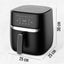 a-rival Heißluftfritteuse mit Waage Model AF 600 CW 1700 Watt airfryer