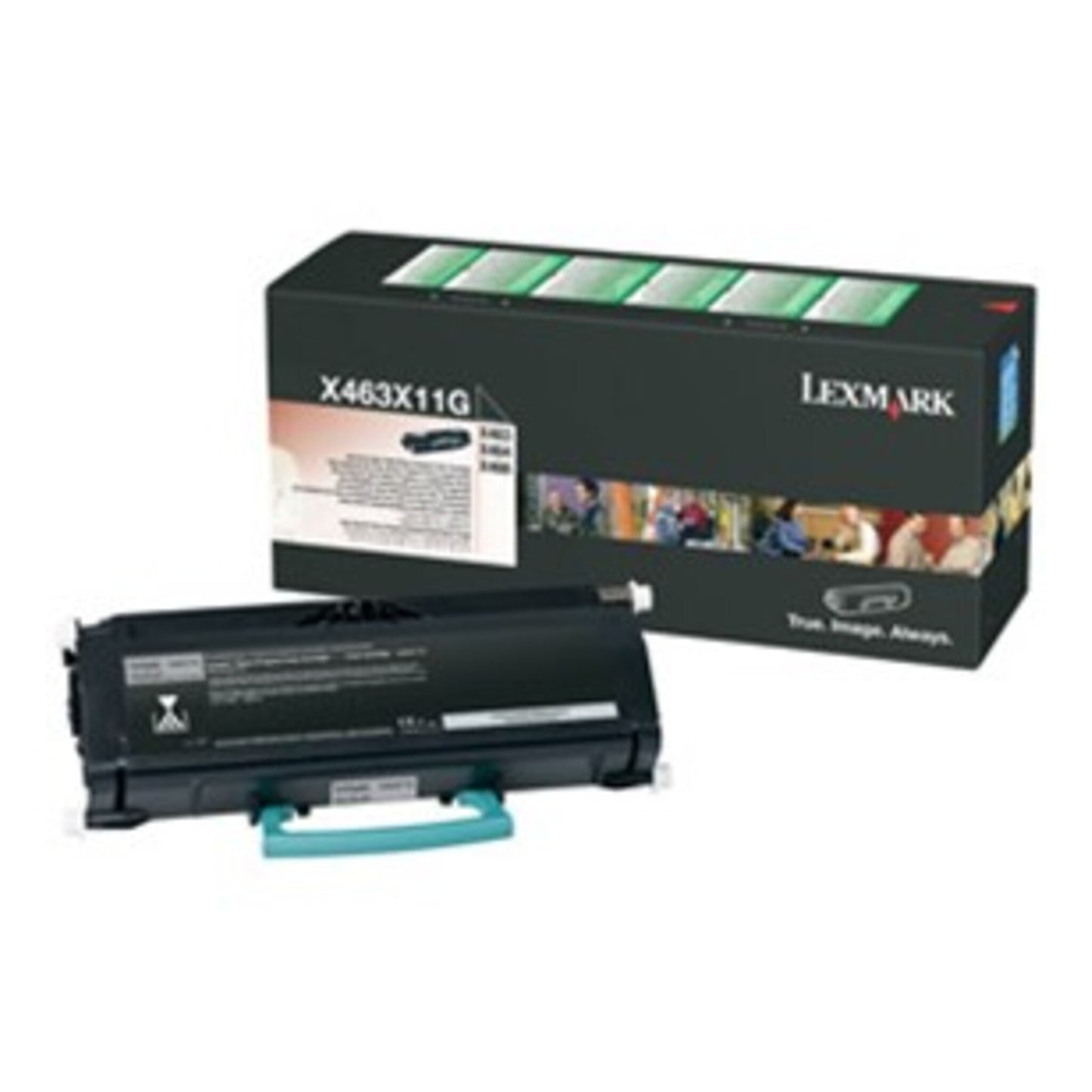 Original Toner Lexmark X463X11G, Schwarz, ca. 15.000 Seiten, return program