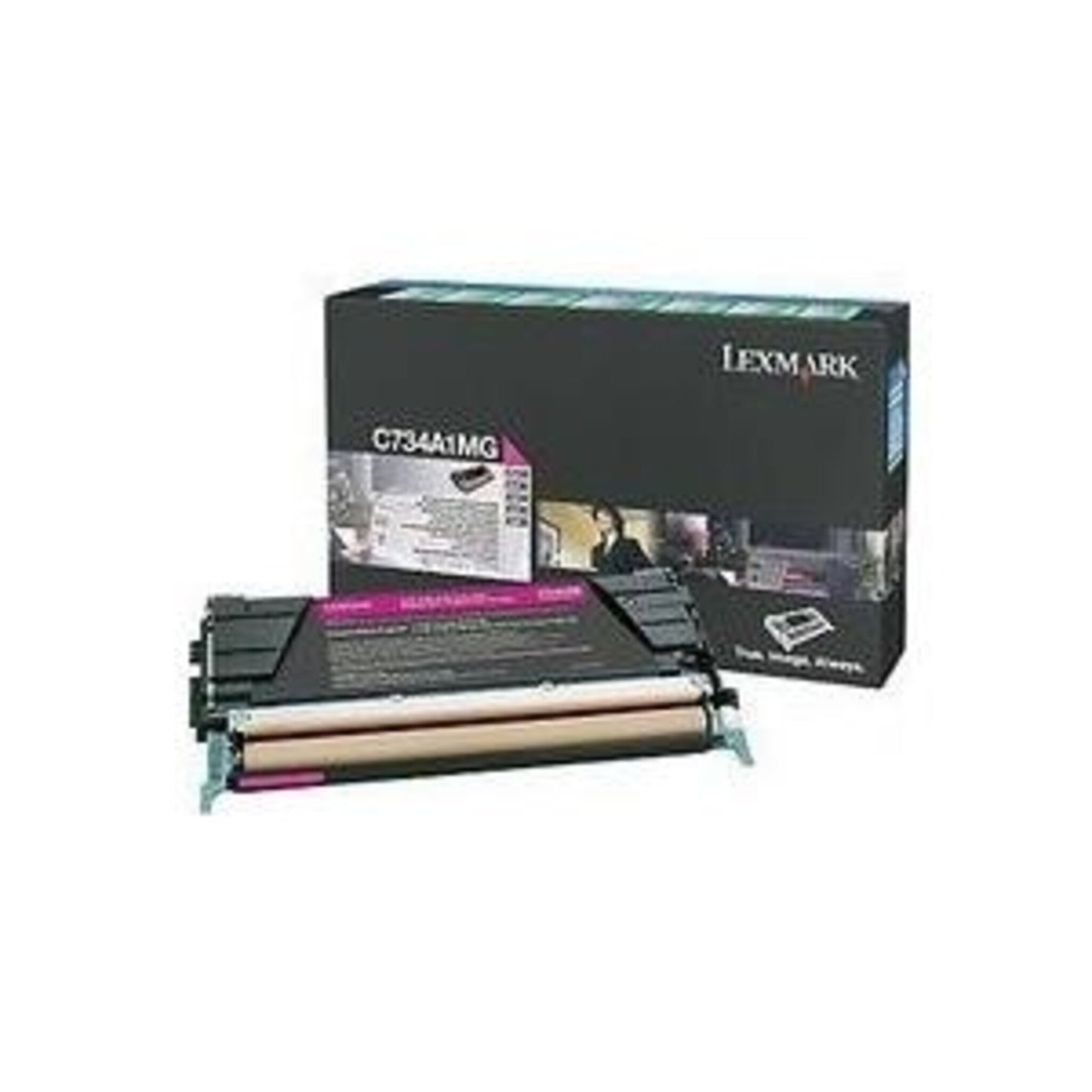 Original Toner Lexmark C734A1MG, Magenta, ca. 6.000 Seiten, return program