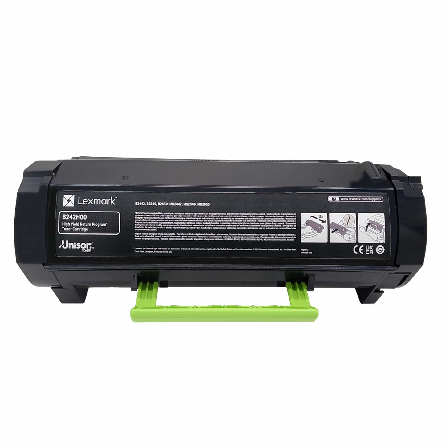 Original Toner Lexmark B242H00 Farbe: Schwarz ca. 6.000 Seiten für B 2442 und MB 2442 Serien usw.