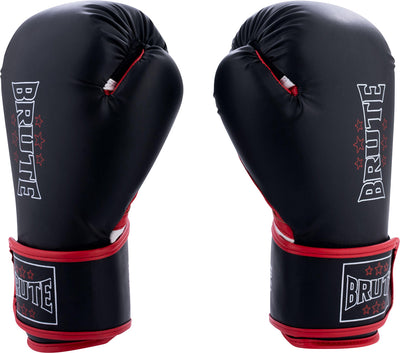 Brute Active Fitness Sparring Boxhandschuhe aus PU/Mesh mit 4-lagiger Schaumstoff- und Latexpolsterung und Injektionstechnologie - erhältlich in 10/12/14 oz