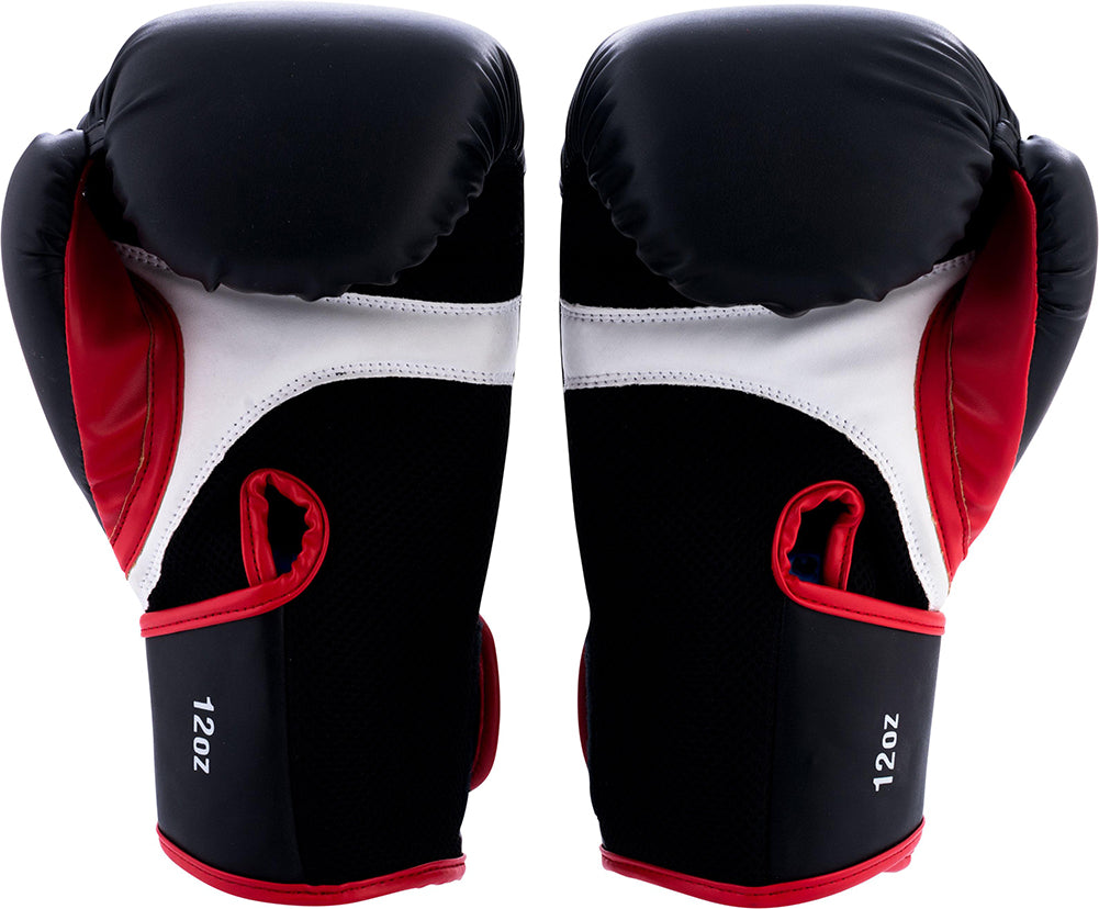 Brute Active Fitness Sparring Boxhandschuhe aus PU/Mesh mit 4-lagiger Schaumstoff- und Latexpolsterung und Injektionstechnologie - erhältlich in 10/12/14 oz