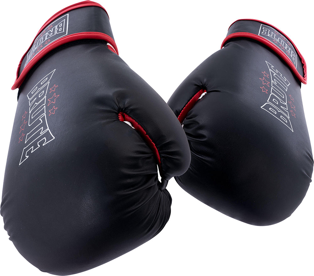 Brute Active Fitness Sparring Boxhandschuhe aus PU/Mesh mit 4-lagiger Schaumstoff- und Latexpolsterung und Injektionstechnologie - erhältlich in 10/12/14 oz