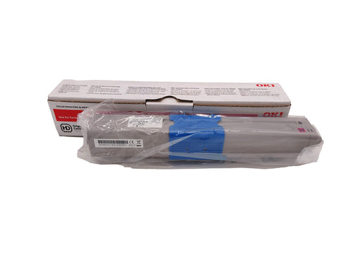 Original OKI Toner 44469705 Farbe: Magenta ca. 2.000 Seiten für OKI C310dn I C510dn I C530dn usw.