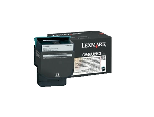 Original Lexmark Toner C546U2KG Farbe: Schwarz ca. 8.000 Seiten für C 546 | X 546