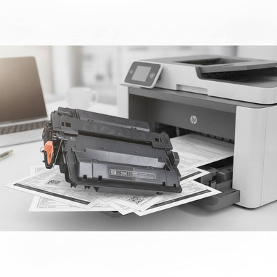 Original HP Toner 55X (CE255X)  Farbe: Schwarz ca. 12.500 Seiten für LaserJet P 3000 und P 3015 Serien