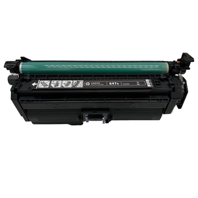 HP Original Toner 647A (CE260A) Farbe: Schwarz ca. 8.500 Seiten für HP Color LaserJet Enterprise CP 4025 / 4525 Serie wb