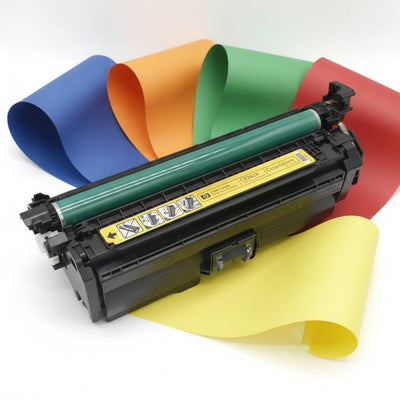 HP Original Toner 648A (CE262A) Farbe: Yellow ca. 11.000 Seiten für HP Color LaserJet Enterprise CP 4025 / 4525 Serie