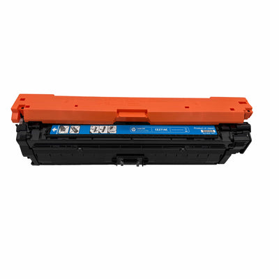 Original Toner HP CE271A / 650A  Cyan  CE-271A ca. 15.000 Seiten für HP Color LaserJet CP5525n 5525cn 5525xh usw. wb