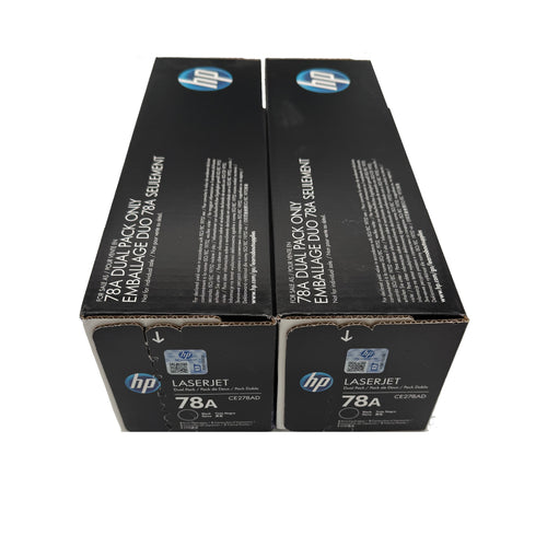 Original HP Doppelpack 78A (CE278AD) Farbe: Schwarz ca. 2 x 2.100 Seiten für HP LaserJet Pro M1536 | Pro P 1566 | 1606 Serie