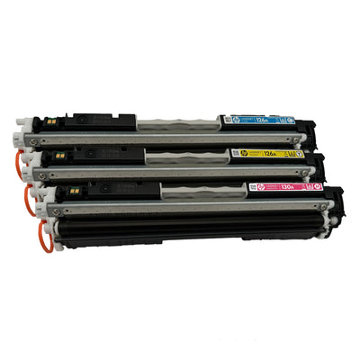 Original HP Colorpack CF341A (CE313A | CE312A | CE311A) Farbe: Magenta | Yellow | Cyan ca. 3.000 Seiten