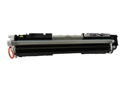 Original Toner HP 126A (CE310A) Farbe: Schwarz ca. 1.200 Seiten für Color LaserJet Pro CP 1025 usw.