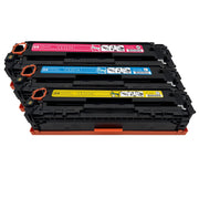 Original HP Colorpack CF371AM (CE323A | CE322A | CE321A) Farbe: Magenta | Yellow | Cyan ca. 3.900 Seiten