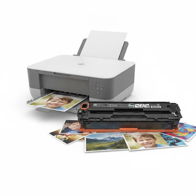 Original HP Toner CE320A (128A) Tonerkartusche Schwarz ca. 2.200 Seiten für Color LaserJet Pro CP1525 und CM1415 Serie