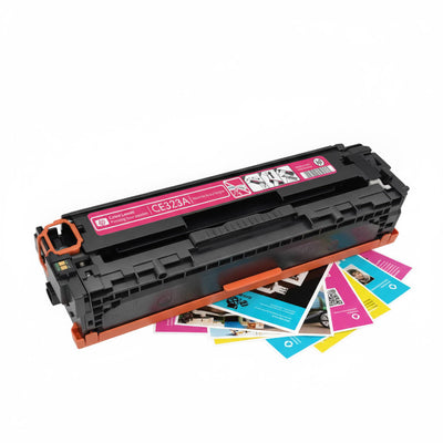 Original HP Toner CE323A (128A) Farbe; Magenta ca. 1.300 Seiten für Color LaserJet Pro CP1525 und CM1415 Serie