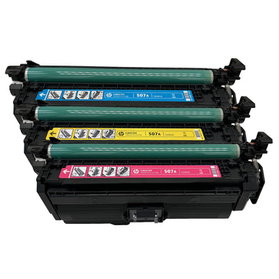 Original HP Colorpack 507A (CE403A | CE402A | CE401A) Farbe: Magenta | Yellow | Cyan ca. 18.000 Seiten