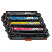 Original HP Multipack CE410X | CE413A | CE412A | CE411A Farbe: Schwarz | Magenta | Yellow | Cyan ca. 11.800 Seiten