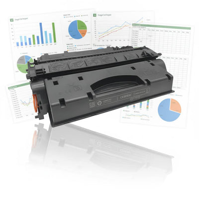 Original HP Toner 05X (CE505X) Farbe: Schwarz ca. 6.500 Seiten für LaserJet P 2050 | P 2054 | P 2055 Serie