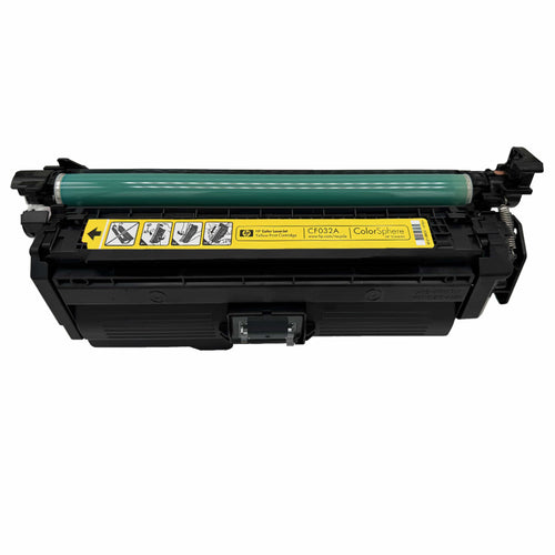 Original HP Toner 646A (CF032A) Farbe: Yellow ca. 12.500 Seiten für Color LaserJet Enterprise CM 4540 MFP Serie