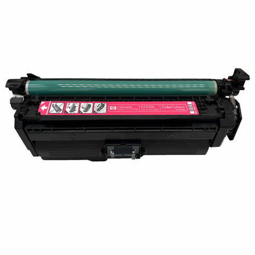 Original HP Toner 646A (CF033A) Farbe: Magenta ca. 12.500 Seiten für Color LaserJet Enterprise CM 4540 MFP Serie
