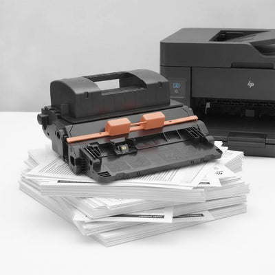 Original Toner HP CF281X (81X) Farbe: Schwarz ca. 25.000 Seiten für Laserjet M 605 und M 606 Serien usw. | 2 Jahre Garantie