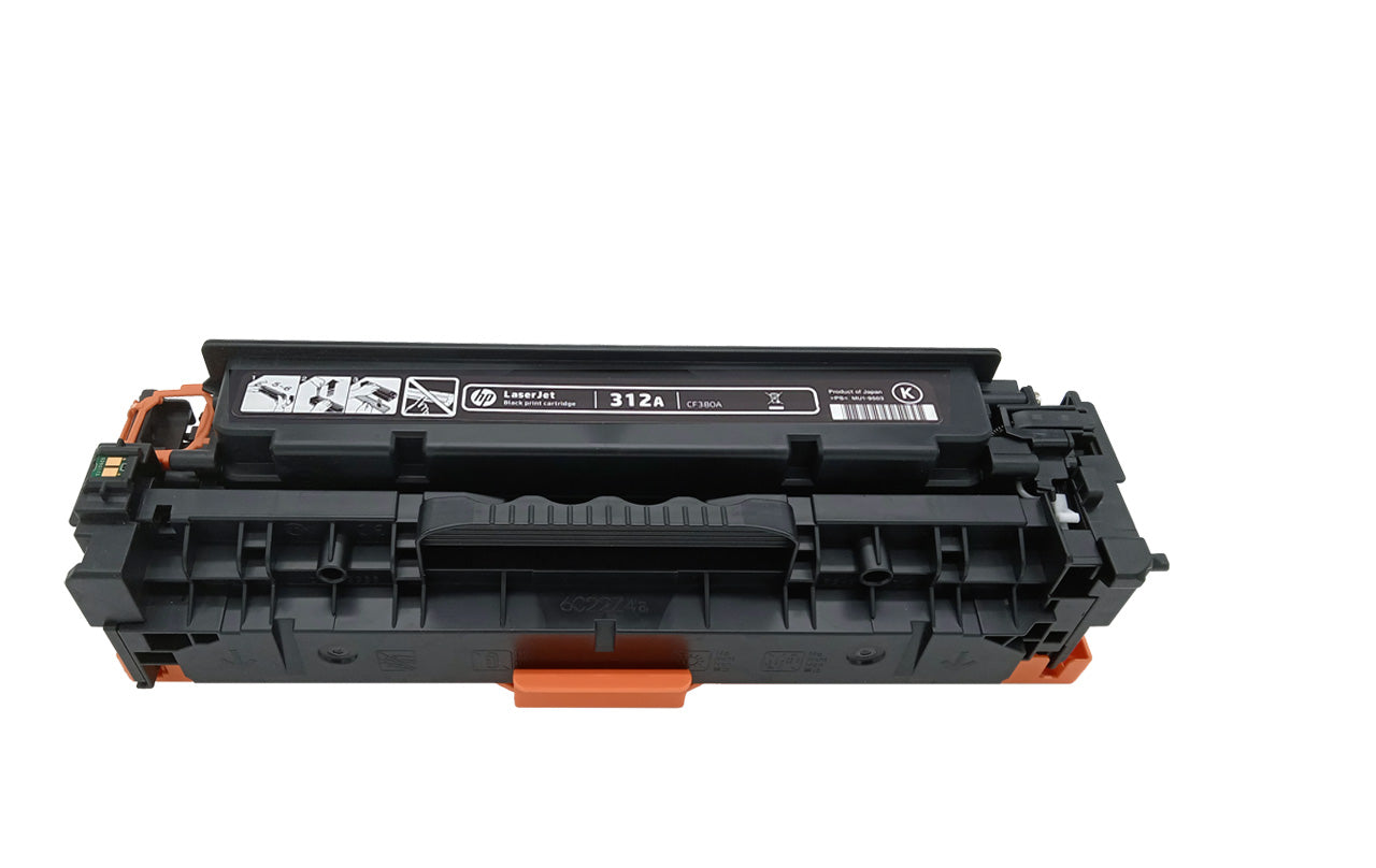 Original Toner HP 312A schwarz (CF380A) Farbe: Schwarz ca. 2.400 Seiten für Color LaserJet Pro MFP M 476 usw.