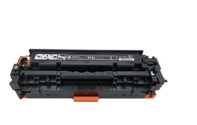 Original Toner HP 312A schwarz (CF380A) Farbe: Schwarz ca. 2.400 Seiten für Color LaserJet Pro MFP M 476 usw.