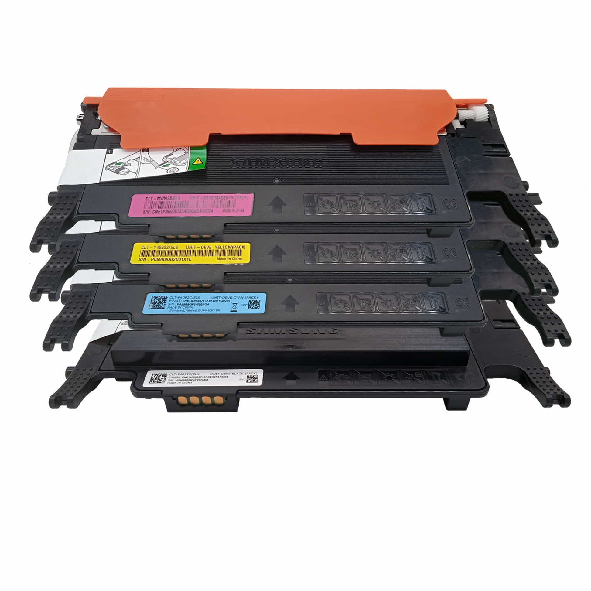 Samsung (HP) Originaltoner Multipack (4 Toner) CLT-P4092C/ELS (SU392A) je 1 x Schwarz|Cyan|Magenta|Yellow wb