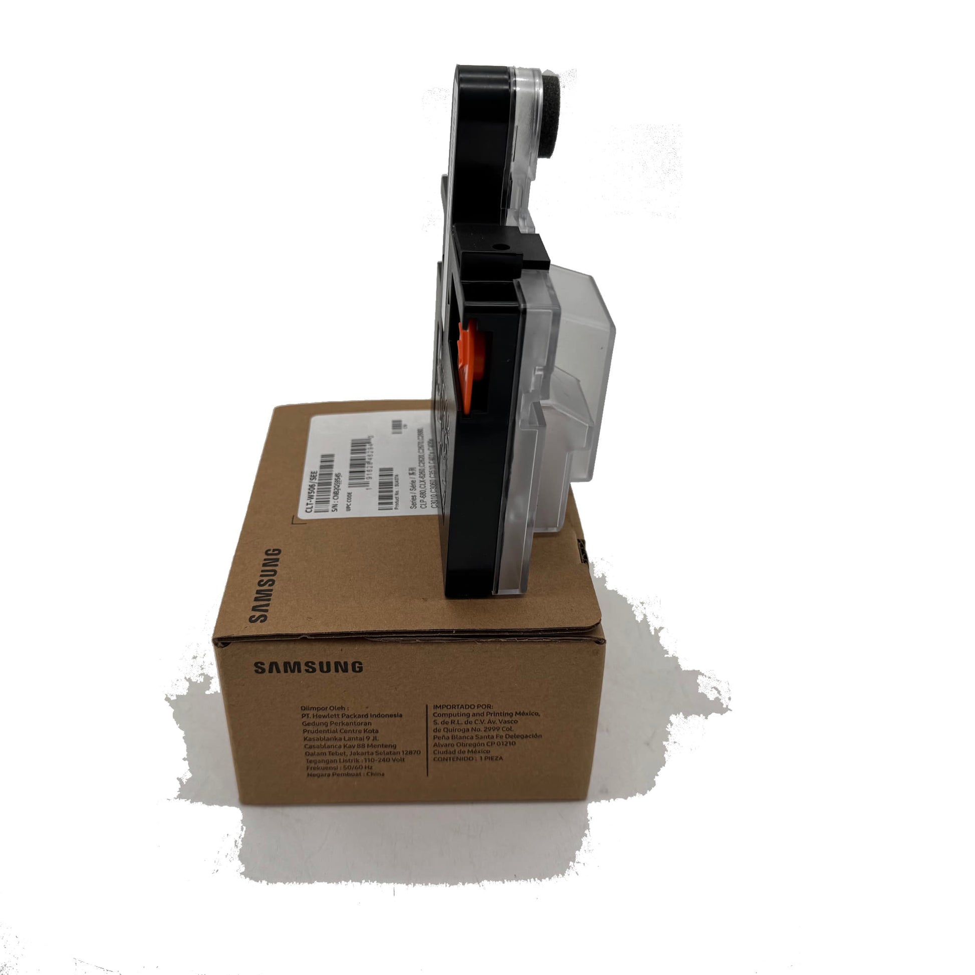 Original Resttonerbehälter Samsung CLT-W506/SEE (SU437A) Farbe: Schwarz ca. 12.000 Seiten für CLP-680 | CLX-6260 | ProXpress C 2620 Serie usw.
