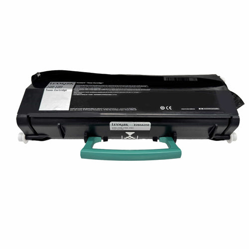 Original Lexmark Toner E260A31E Farbe: Schwarz ca. 3.500 Seiten für E260 | E360 | E460 Serie