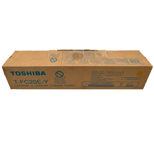 Original Toshiba Toner T-FC20E-Y (6AJ00000070) Farbe: Yellow ca. 16.800 Seiten für e-STUDIO 2020 C