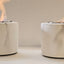 2 x Flammino Design-Tischkamin aus Marmor Look Flammino Premium Ethanol-Kamin Set 2 Stk