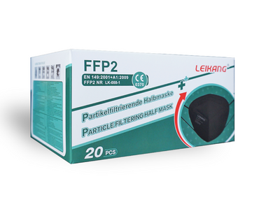 Leikang FFP2 Maske  LK-008 - NB2163 EN149:2001 + A1:2009  20 Stück  08/2025