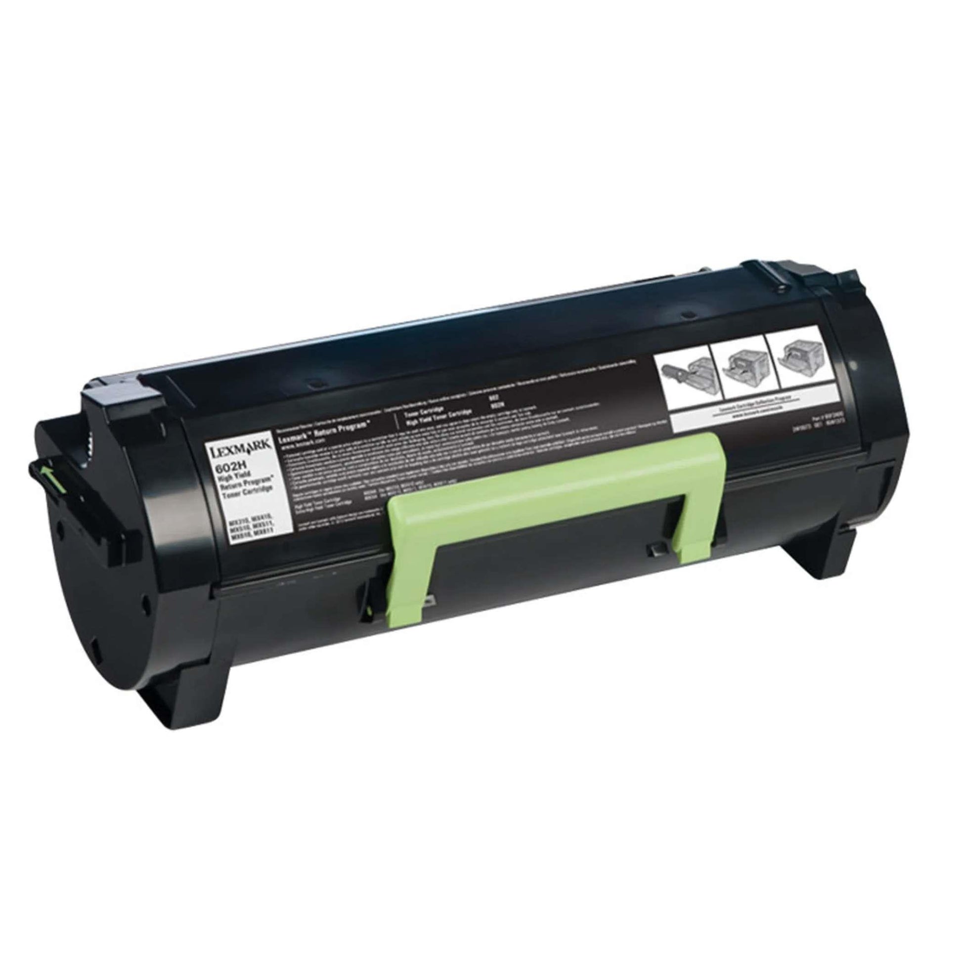 Original Toner Lexmark 60F2H0E / 602HE Farbe: Black ca. 10.000 Seiten für MX 310/410/510/610/611 Serien wb