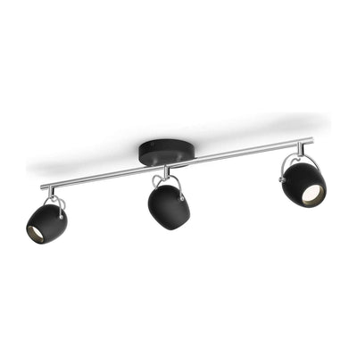 Philips LED-Deckenleuchte Rivano mit Drei Spots 3x4.3W