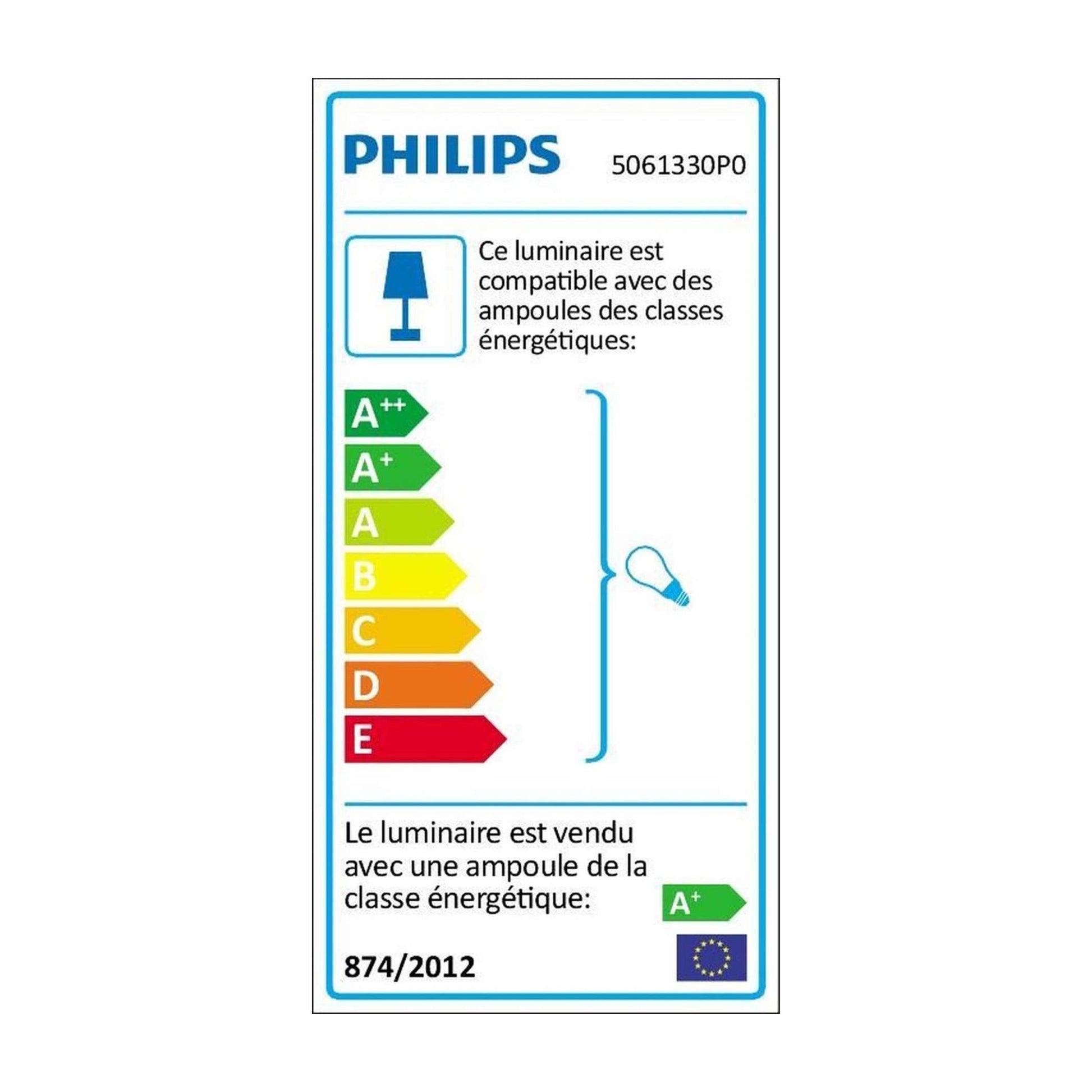 Philips LED-Deckenleuchte Rivano mit Drei Spots 3x4.3W
