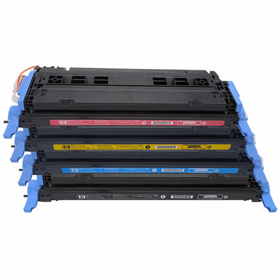 4x Original HP Toner Multipack (Q6000A Q6001A Q6002A Q6003A)  für ca.8.500 Seiten für HP Color LaserJet 1600 Color LaserJet 2600 Color LaserJet 2600 N