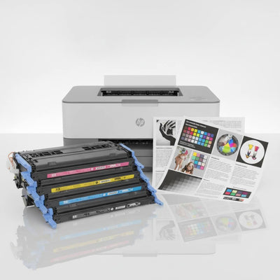 4 x Original HP Toner Multipack (Q6000A Q6001A Q6002A Q6003A)  für ca.8.500 Seiten für HP Color LaserJet 1600 Color LaserJet 2600 Color LaserJet 2600 N