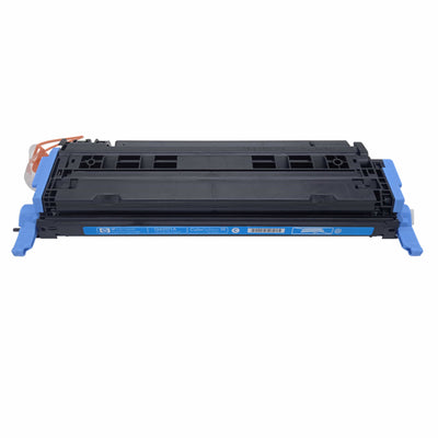 Original HP Toner 124A / Q6001A Farbe: Cyan ca. 2.000 Seiten  für HP Color LaserJet 1600 / 2600 / 2605 Serie usw.